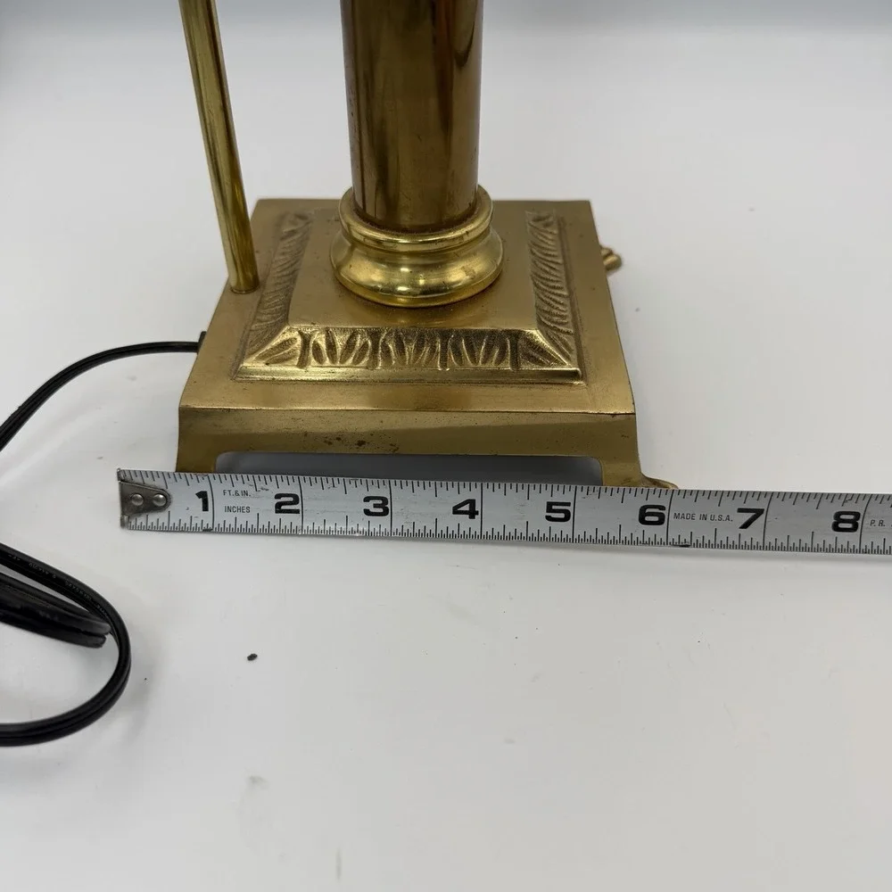 Vintage Paris/Istanbul Orient Express Brass Clawfoot Adjstble Shade Table Lamp
